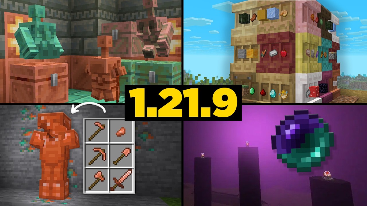 50 COISAS QUE CHEGARAM NA ATUALIZA&Ccedil;&Atilde;O DE COBRE do MINECRAFT 1.22