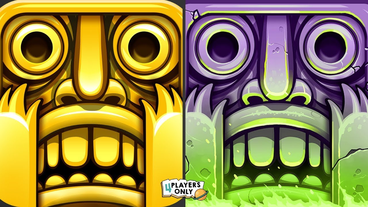 Temple Run: Classic VS Temple Run 2 [WOLFMAN, SPOOKY SUMMIT Map]