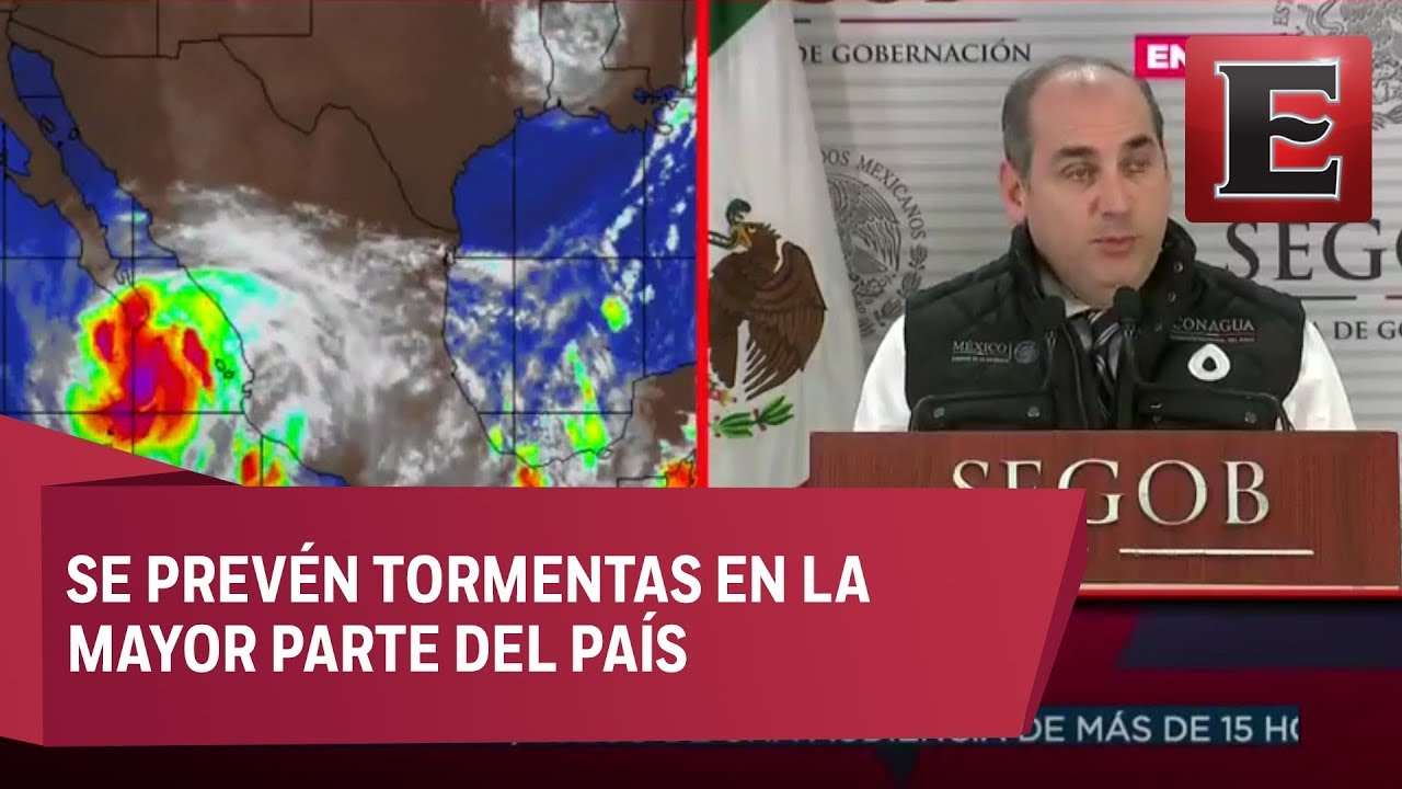 Se activan todos los protocolos de emergencia por la tormenta 'Lidia': Segob
