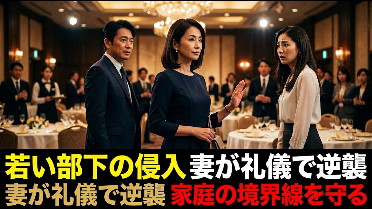 夫の優しさにつけ込む女部下…妻が家族参加イベントで見せた上品すぎる逆襲