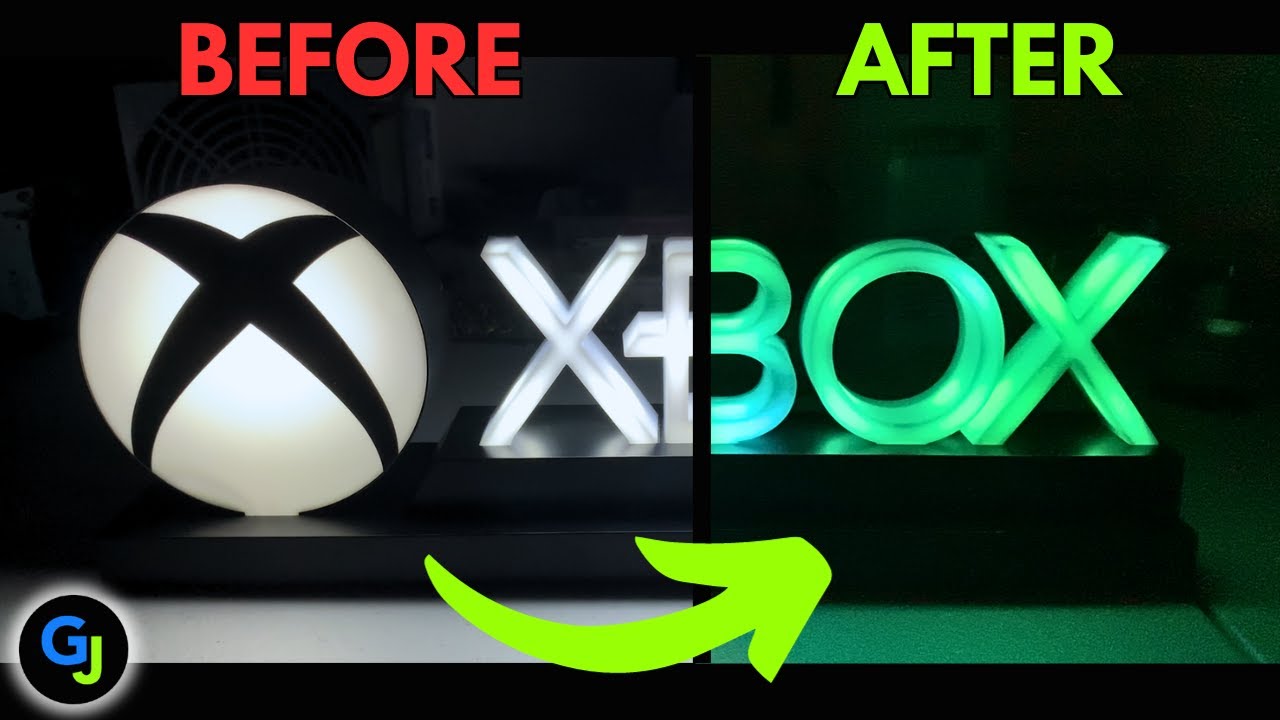 Level Up Your Game Room With This Xbox Icons Logo Light Upgrade