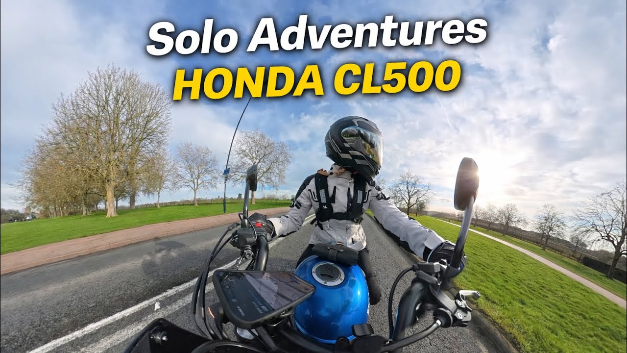 Hand Guard FAIL and Solo Adventures - Honda CL500