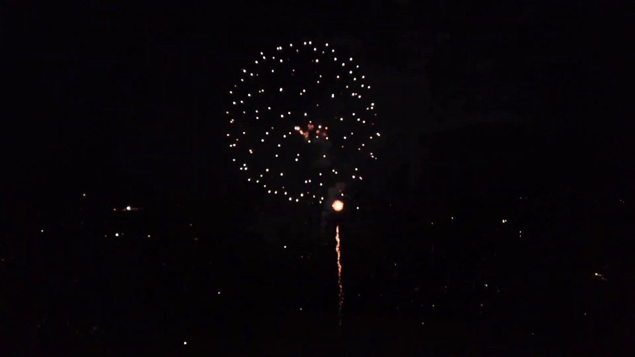 Fireworks in 4K from a DJI Mavic Drone
