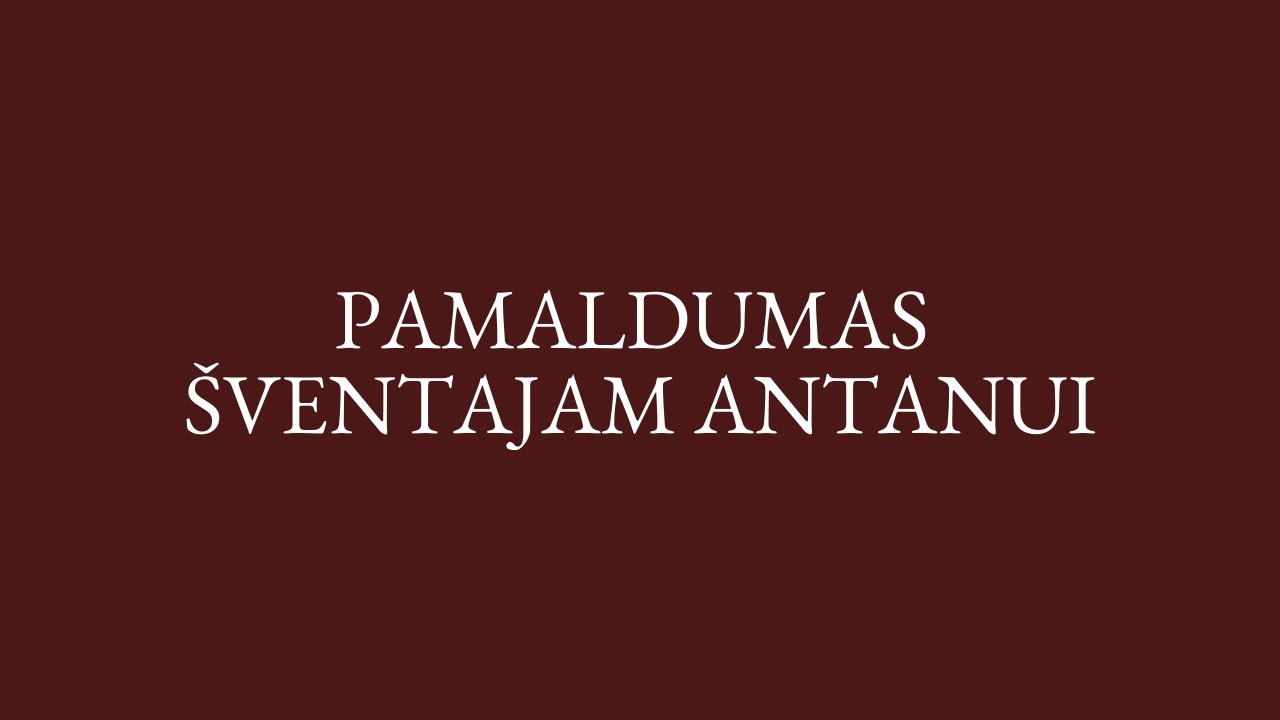 Pamaldumas Šventajam Antanui