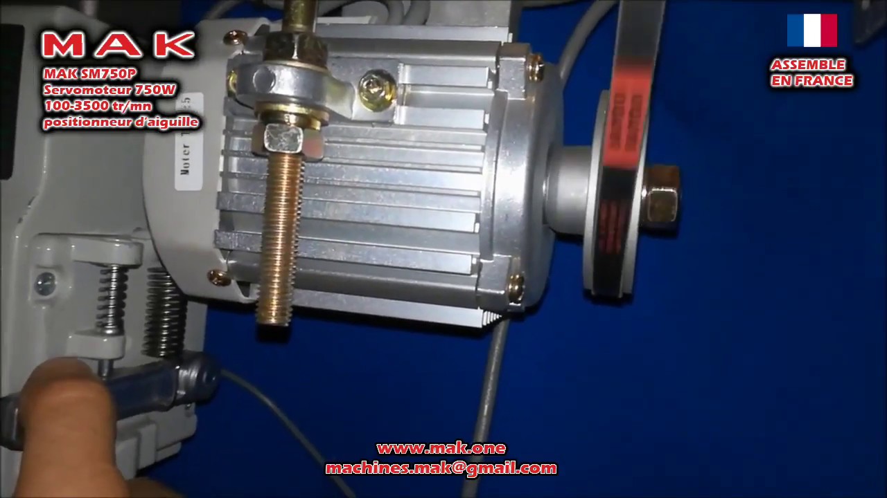 Obsolete - Parametrage controleur MAK SM750P 750W Servo moteur pour machine à coudre industrielle