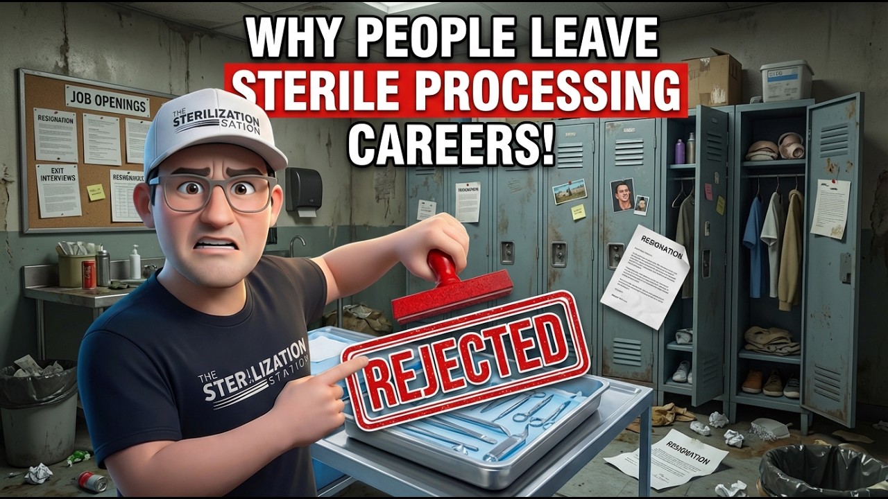 10 Reasons New Sterile Processing Techs Leave #spd #sterileprocessing