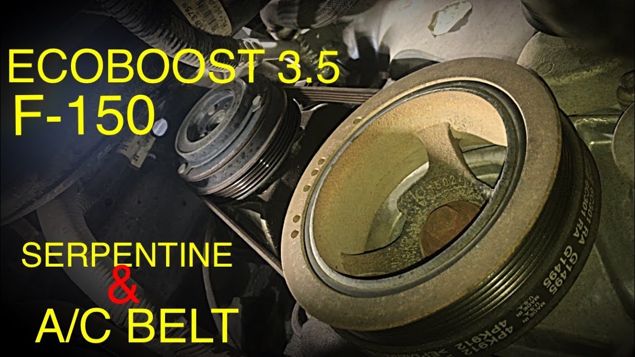 F-150 EcoBoost 3.5 Serpentine & A/C Belt Replacement (Tips and Tricks)