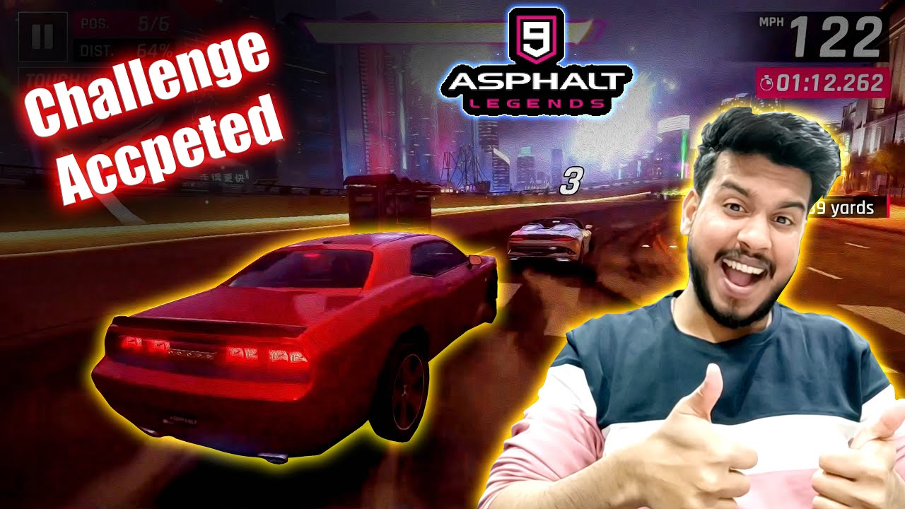 WIN THE RACE WITHOUT UPGRADE ENGINE🤯😲 | CHALLENGE ACCETED🤨🤒 | Asphalt 9 DODGE CHALLENGER | CAR RACE😎