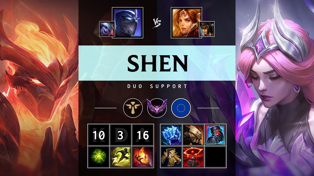 Shen Support vs Leona - EUW Master Patch 25.16