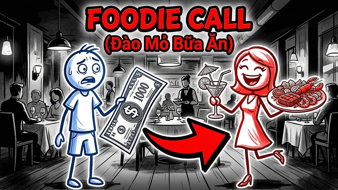 Foodie Call (Đào Mỏ Bữa Ăn) - 3 Dấu Hiệu TỐ CÁO Cô Gái Chỉ Hẹn Hò Vì Ăn MIỄN PHÍ