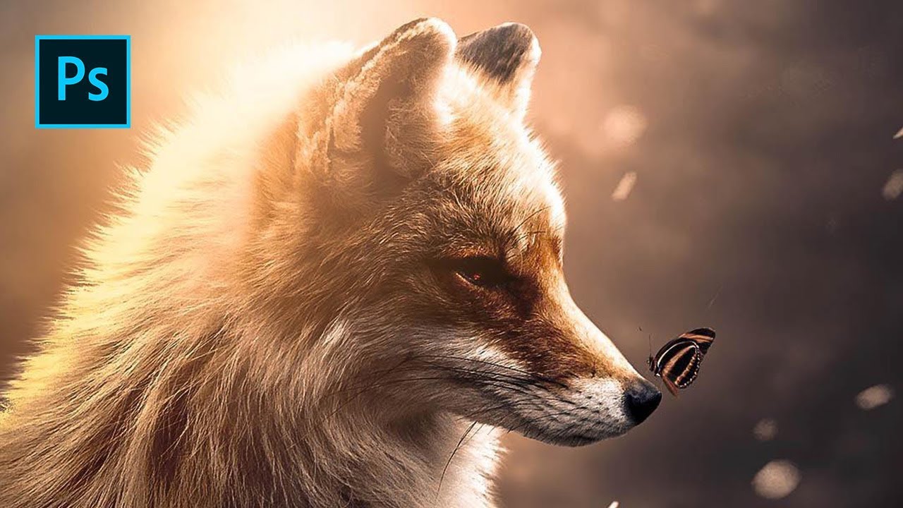 The Fox & Butterfly - Photoshop Manipulation Tutorial