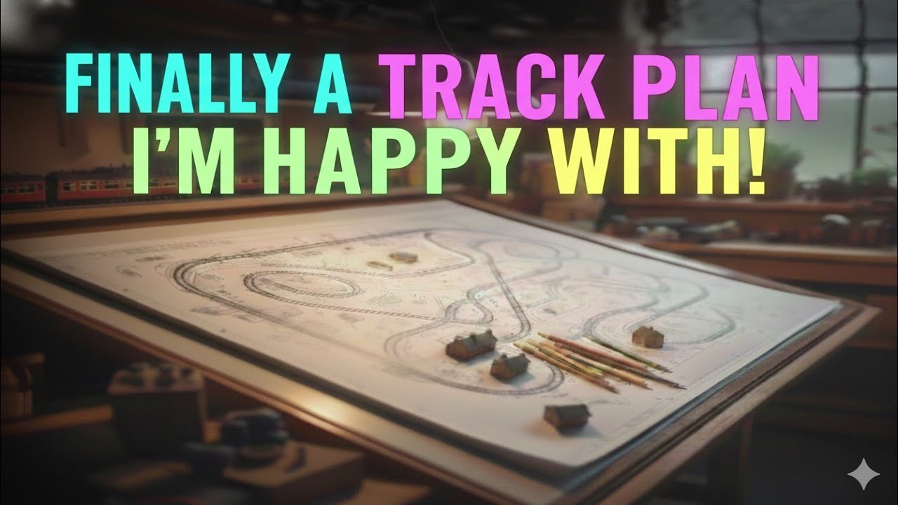 FINALLY A MODEL RAILWAY TRACK PLAN I'M HAPPY WITH!  