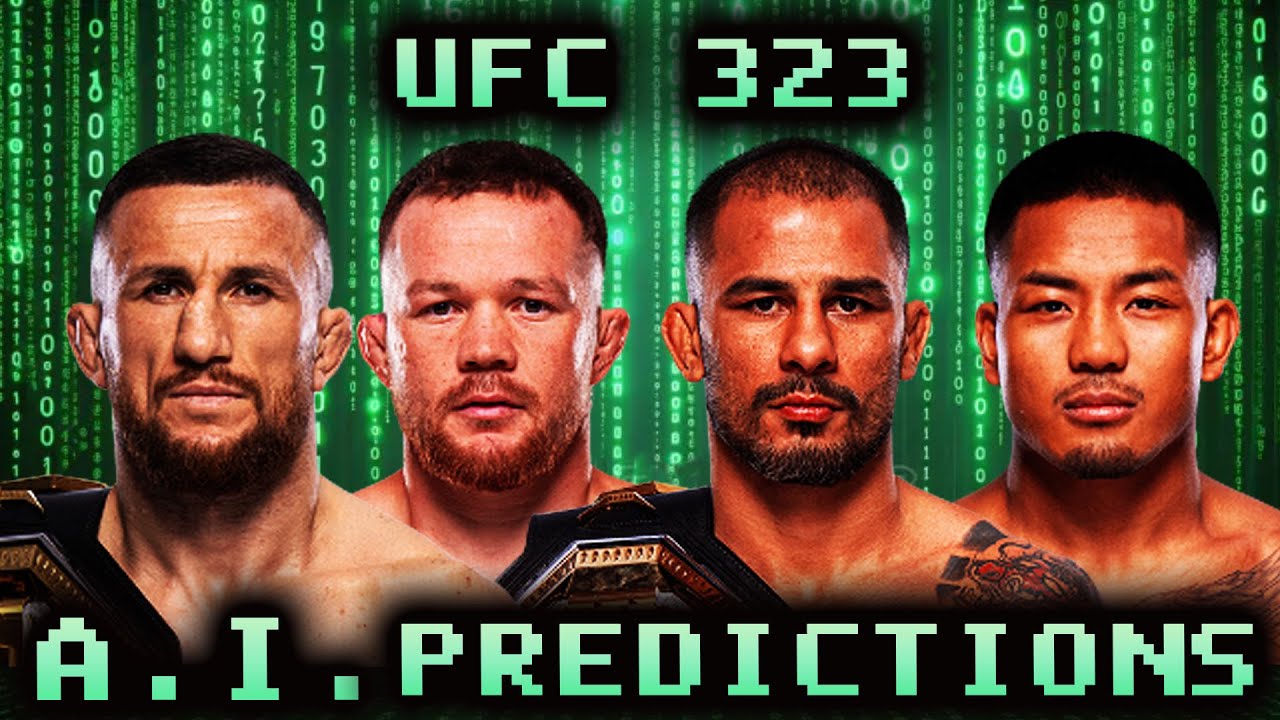 Using A.I. to PREDICT the entire UFC 323 card