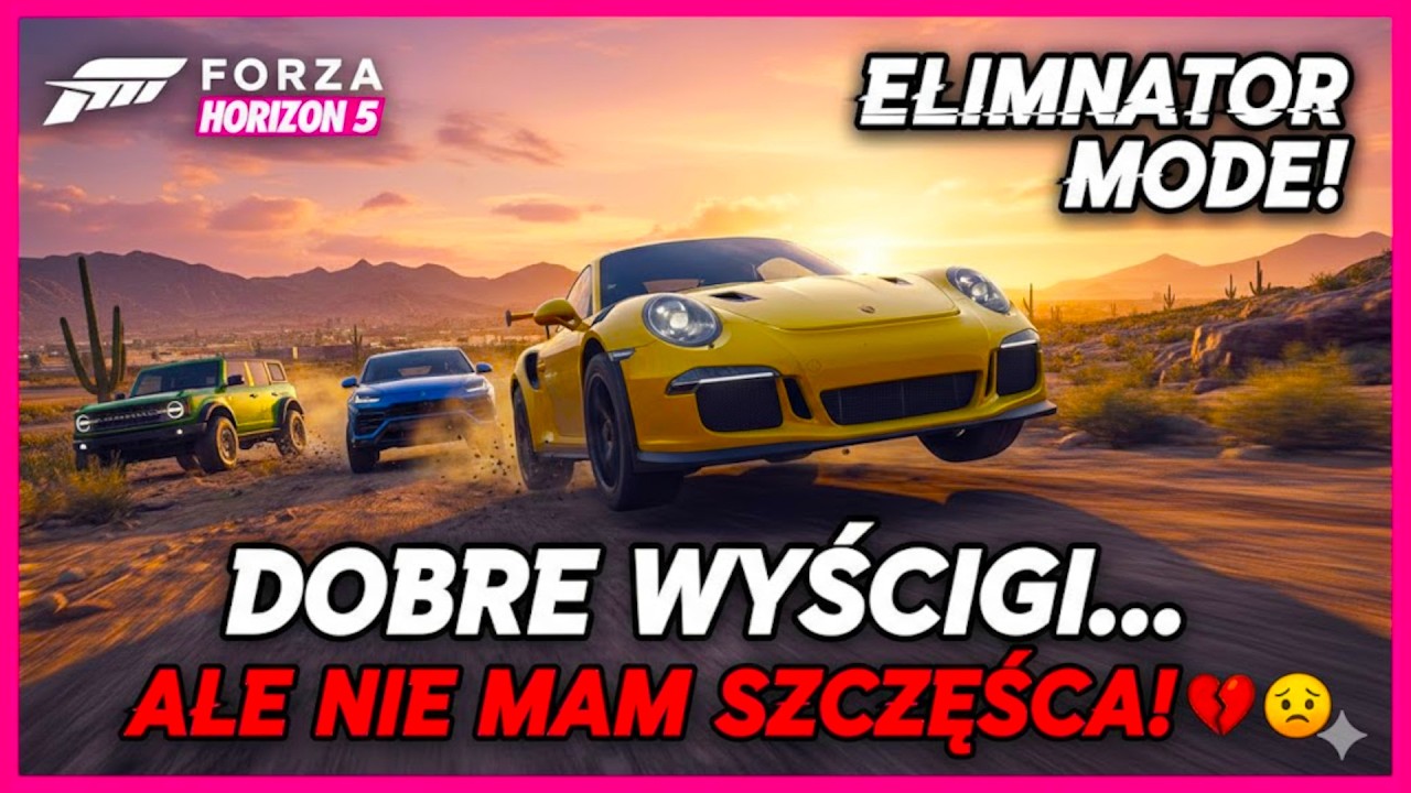 Forza Horizon 5 #166 | ELIMINATOR ! DOBRE WYŚCIGI, ALE NIE MAM SZCZĘŚCIA ! | GAMEPLAY PL