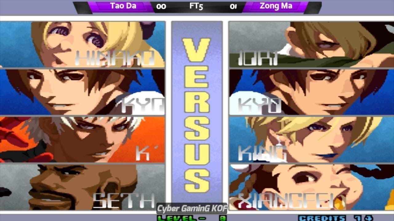 KOF 2001 - Tao Da(涛大)  VS  Zhong Ma Ge(中马哥)  | FT5 |  킹오브파이터즈2001