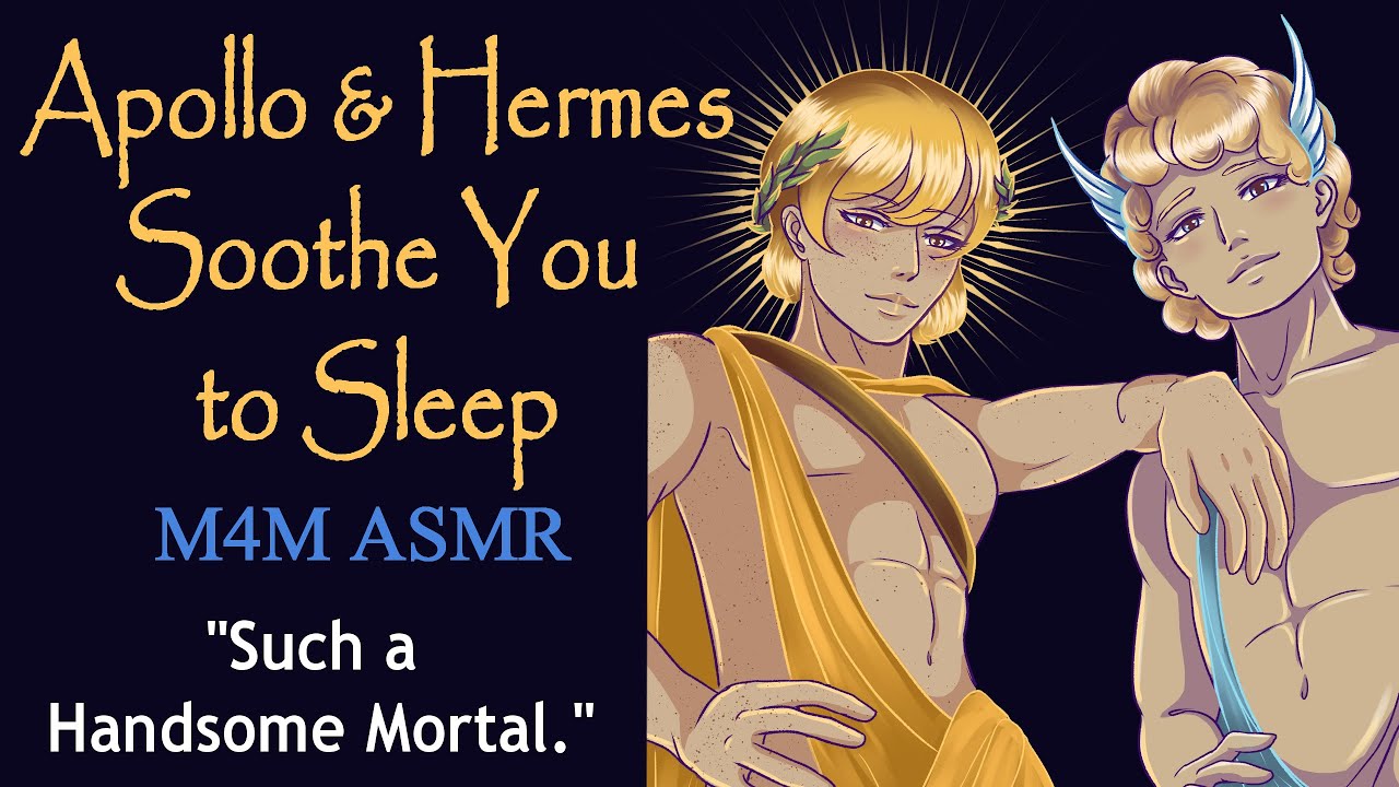 M4M Hermes & Apollo Soothe You to Sleep (ASMR), (Layered sounds), (Greek Gods asmr) MM4M asmr