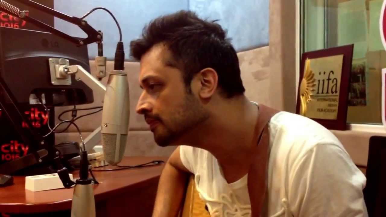 Atif Aslam in the City 1016 Studio with Rohit Jayakaran