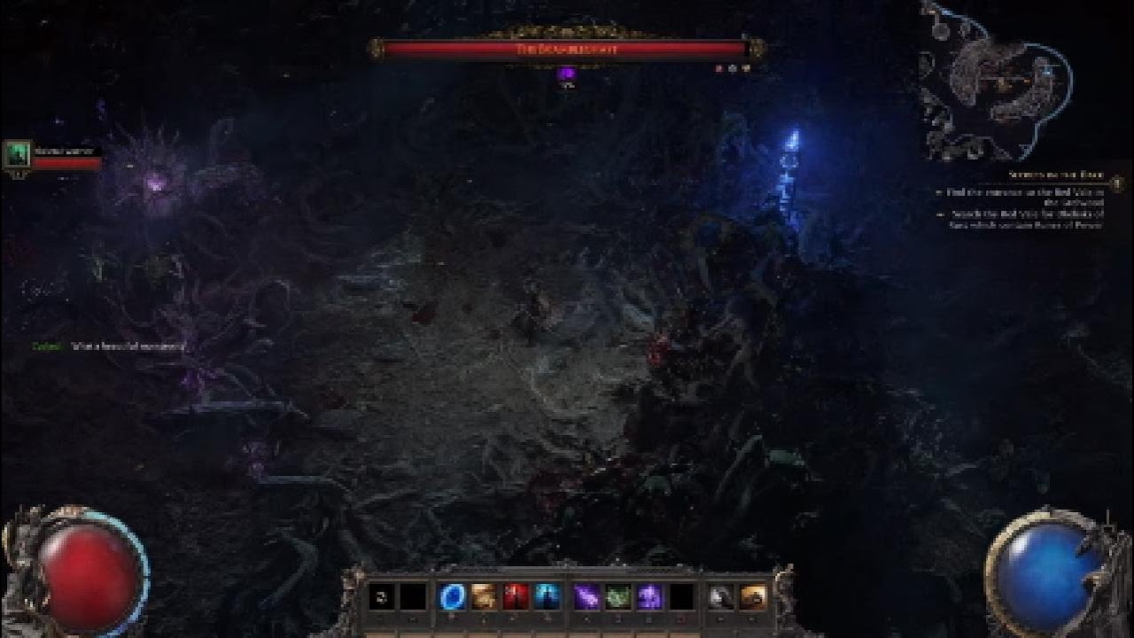 Path of Exiles 2 The Brambleghast Boss Fight