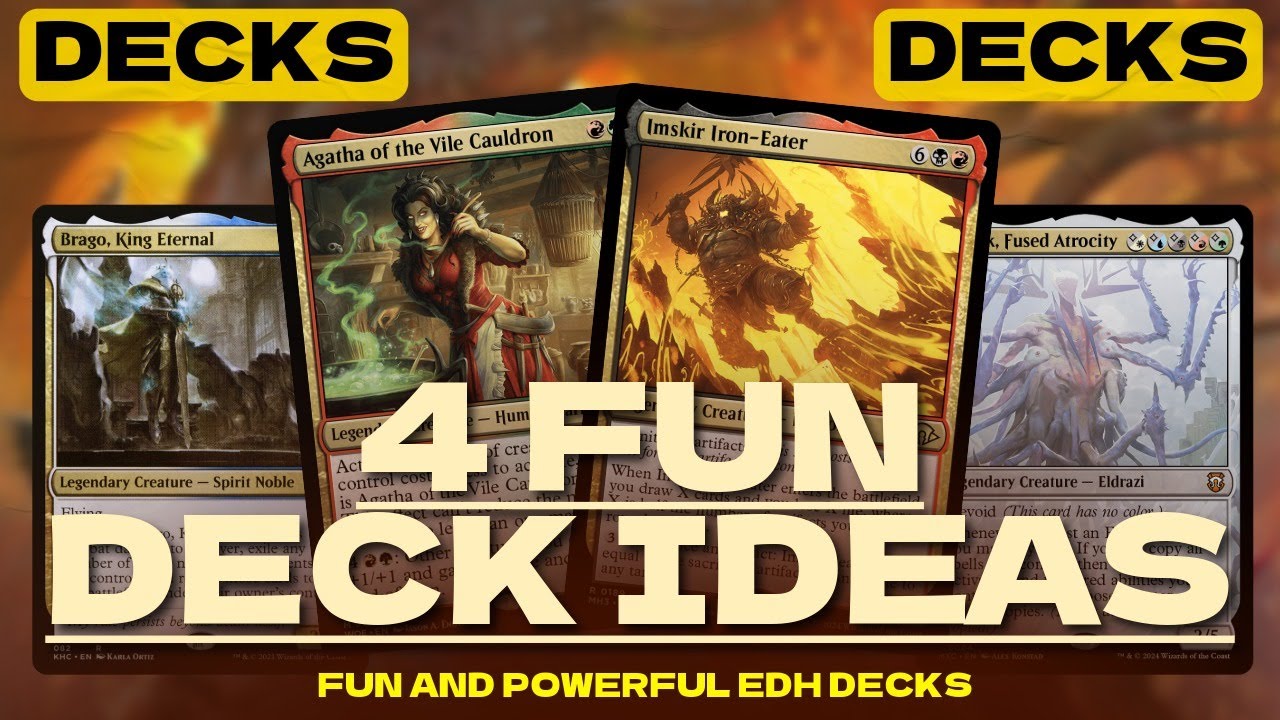 4 FUN Commander Deck Ideas! | Magic: The Gathering