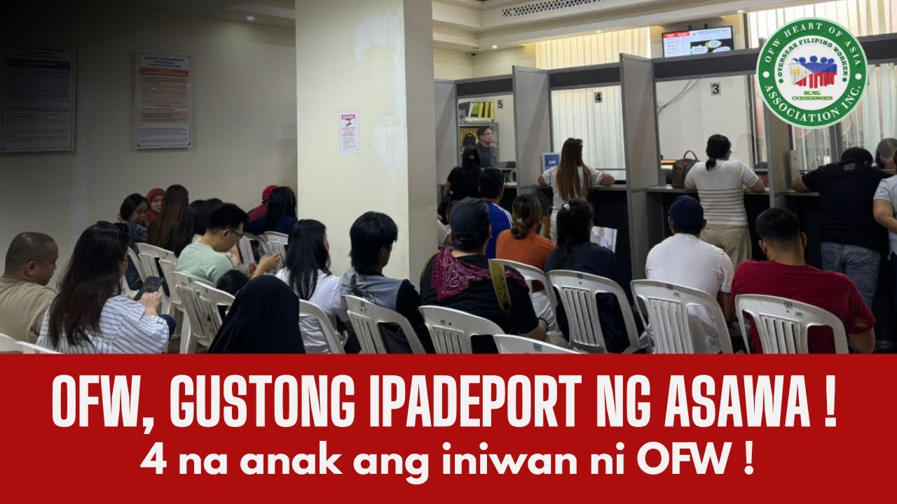 ASAWA NG ISANG OFW SA SAUDI ARABIA HUMIHINGI NG TULONG PARA IPA DEPORT ANG ASAWA ,4 NA ANAK INIWAN !