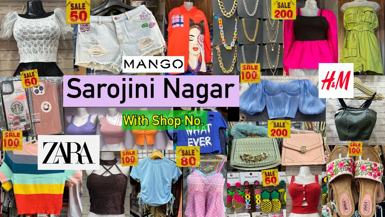 Sarojini Nagar Market Delhi |Latest Collection 2022 With Shop Number 