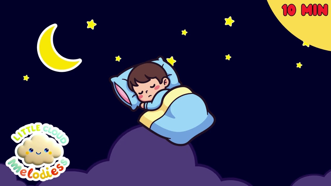 Relaxing Bedtime Sounds for Kids (10 min) – Peaceful Lullaby 🌙