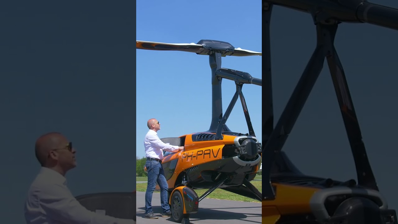 Up, up and away! In just five minutes, you can switch the PAL-V Liberty from driving to flying mode!