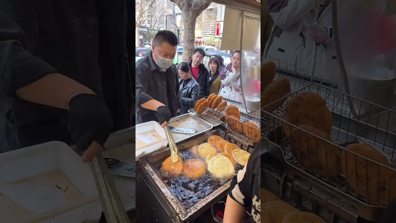 Set up a stall and sell 1,000 scallion pancakes every day!