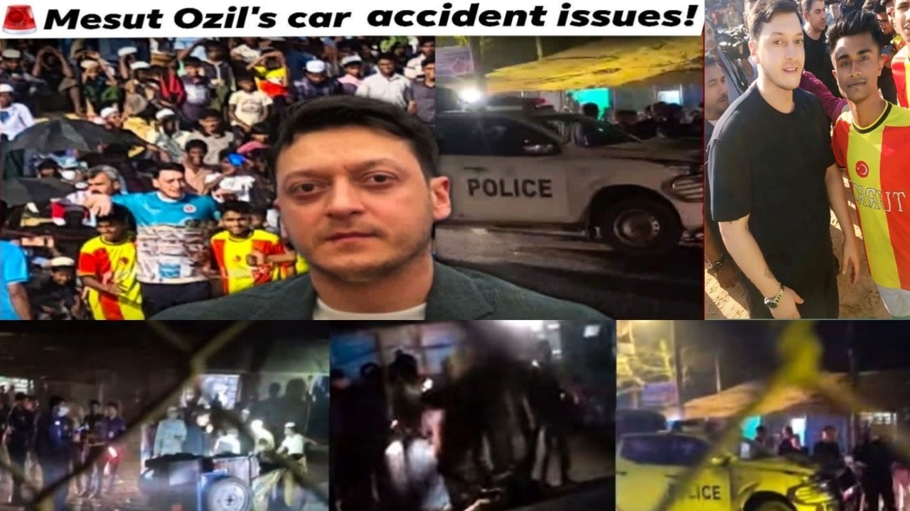 Mesut Ozil Car accident happened in Kutupalong | When They returning to Cox's Bazzar