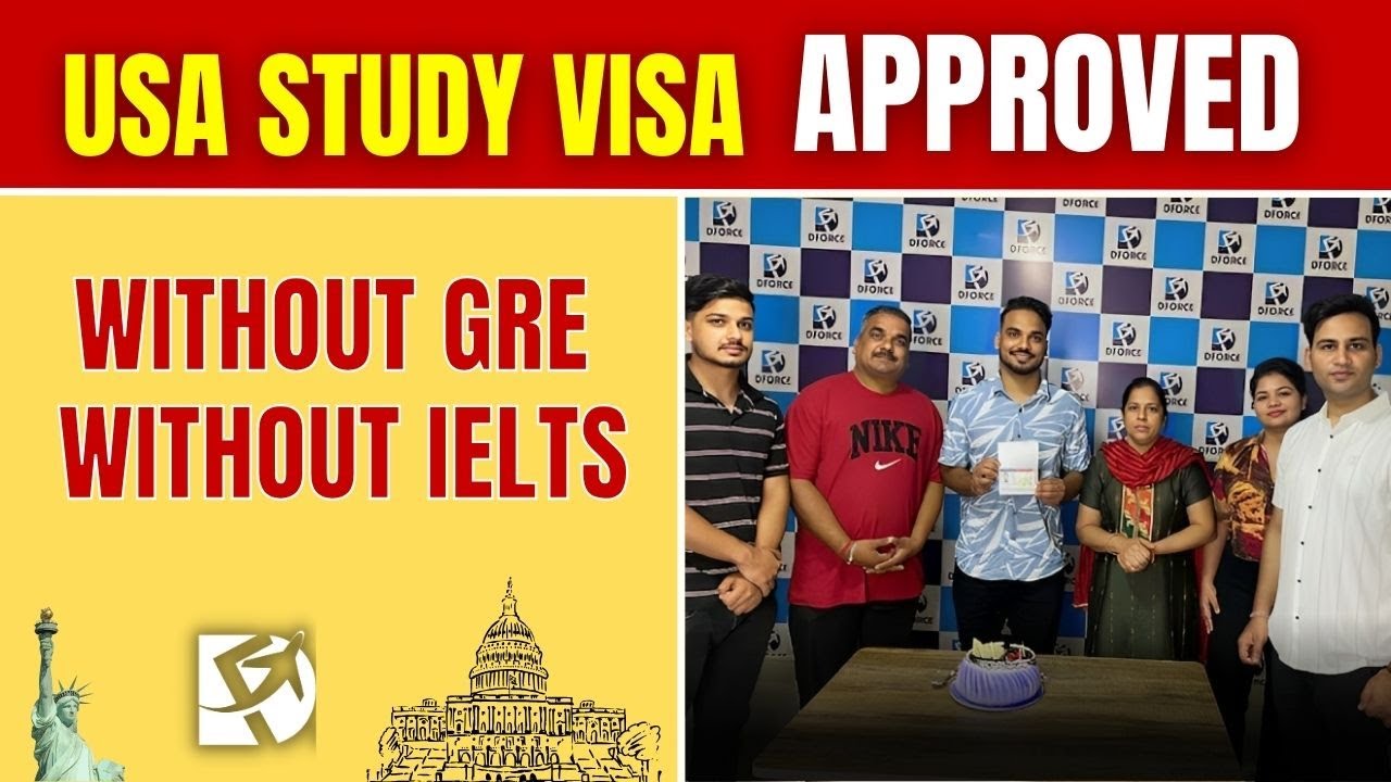 USA Study Visa Approved Without IELTS / Without GRE | F1 Visa For USA | USA Study Visa
