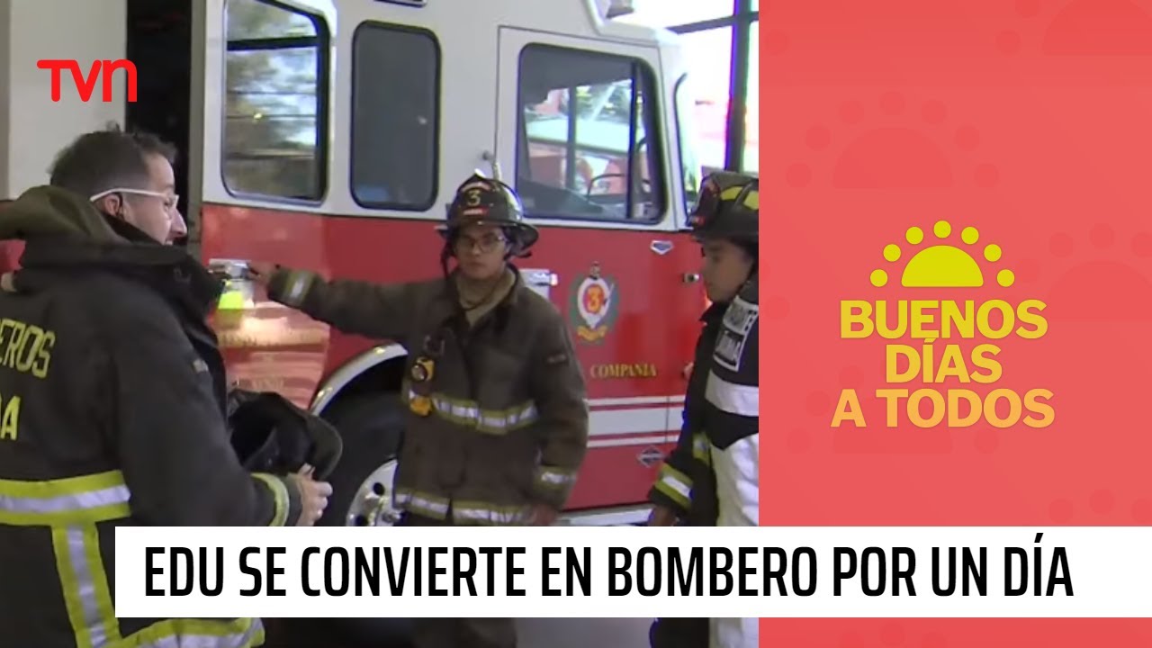¡Celebramos los 172 años de Bomberos! Eduardo va a combatir incendios por un día | BDAT