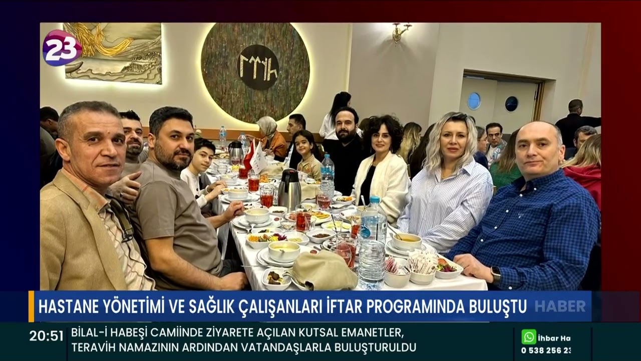 HASTANE YÖNETİMİ VE SAĞLIK ÇALIŞANLARI İFTAR PROGRAMINDA BULUŞTU