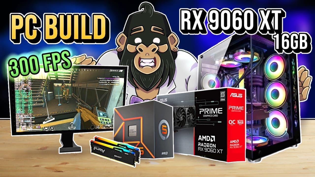 🔥 La MEJOR PC GAMER $1000 en 2025 💥 RX 9060 XT 16GB + Guía SIN HUMO
