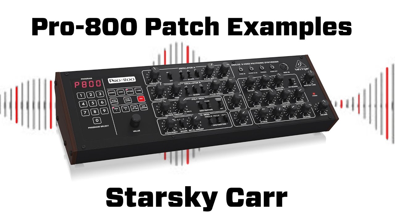 Behringer Pro-800 Patches // More Sounds Only Demos