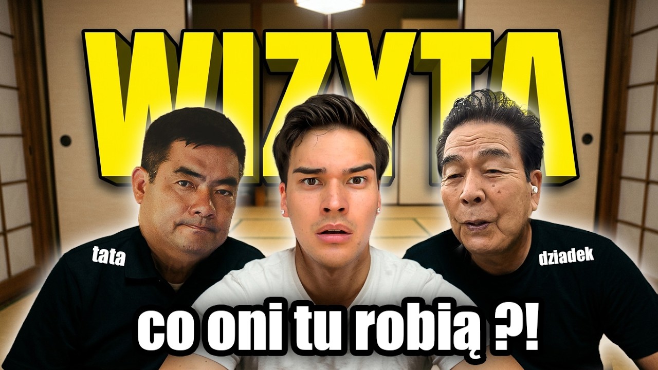ODWIEDZIŁ NAS DZIADEK I TATA W JAPONII :O