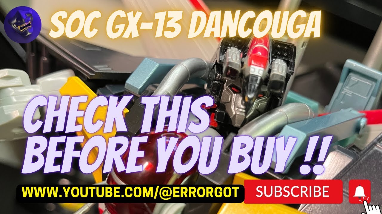 Check this before you buy !! SOC GX-13 Dancouga, Head Problem !! Can we fix this ?