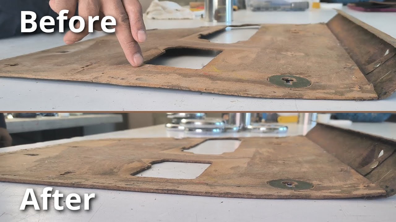 How to flatten a car door panel cardboard - Automotive Upholstery