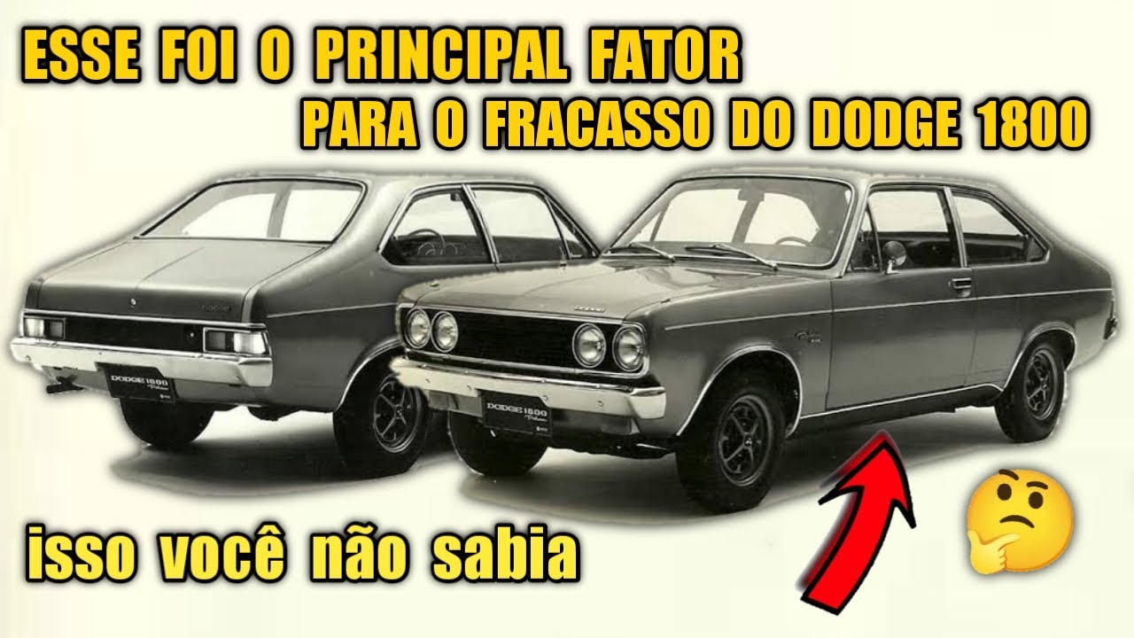 A história do Dodge 1800 Polara. Descubra o principal fator que prejudicou as suas vendas.
