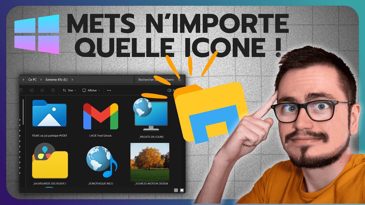 Change tes icônes de dossiers  : le hack visuel à connaître pour repérer ses projets en 1s