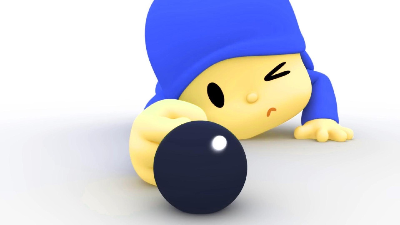 CAN POCOYO SHOOT THE MARBLE?! 😱🎯(Sponsored By Klasky Csupo Effects)