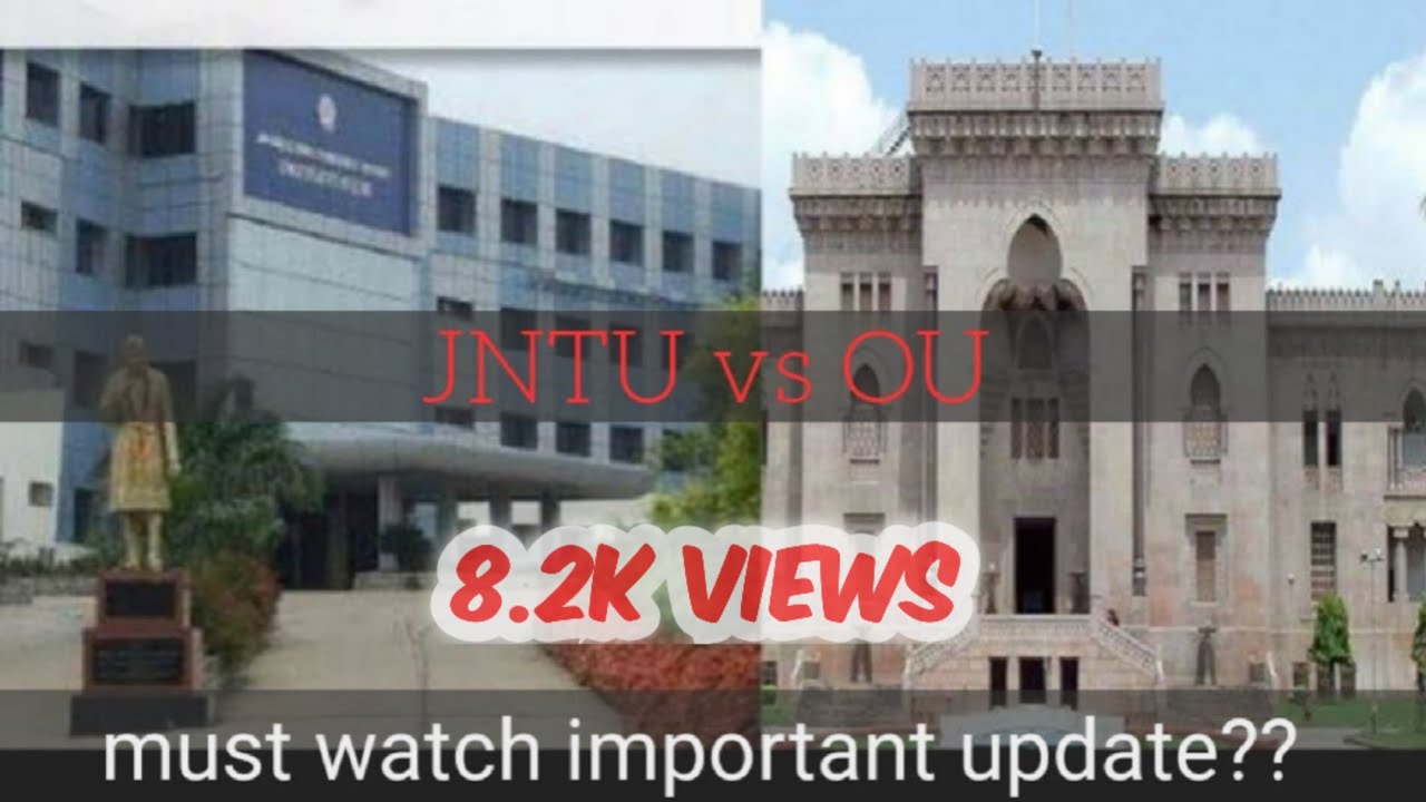 OU vs JNTU || what are the differences between the OU and JNTU affiliated colleges??