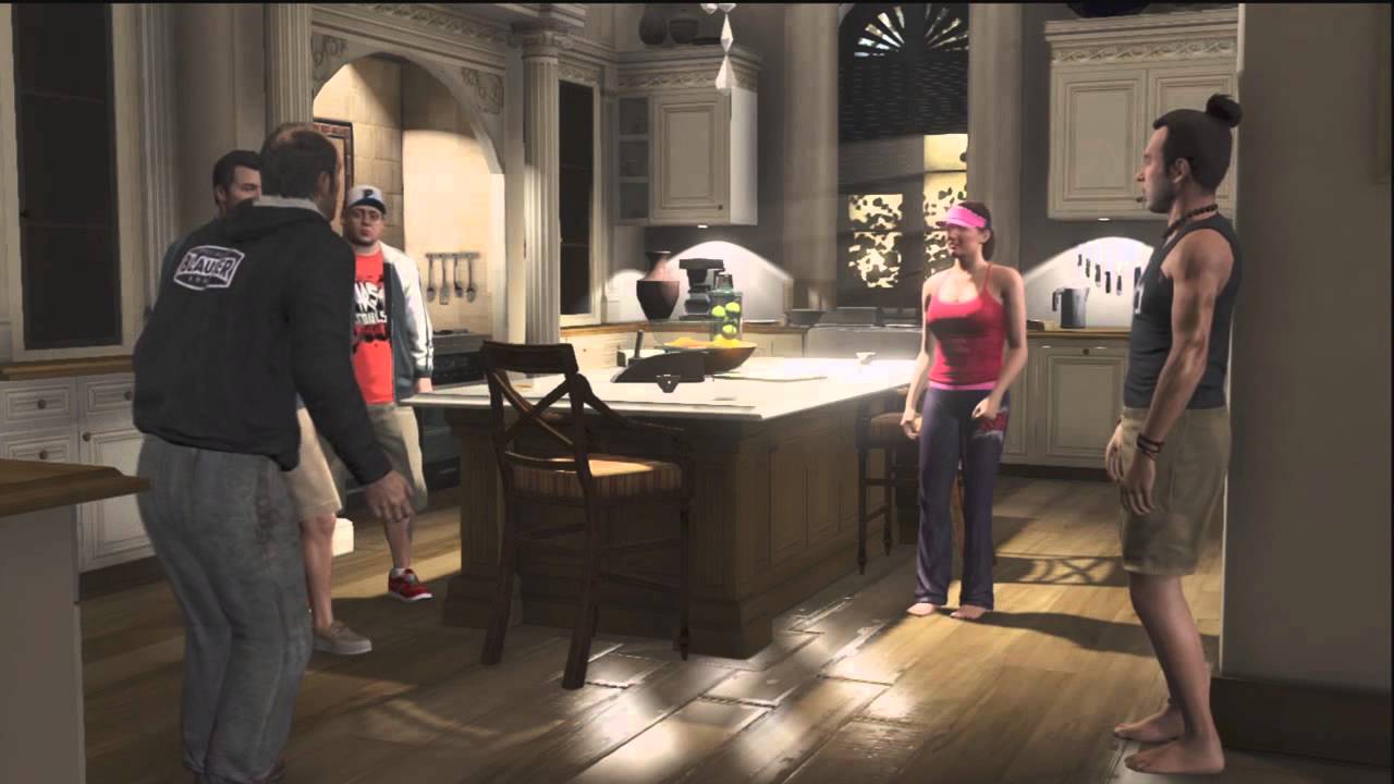 GTA V Michael meets Trevor