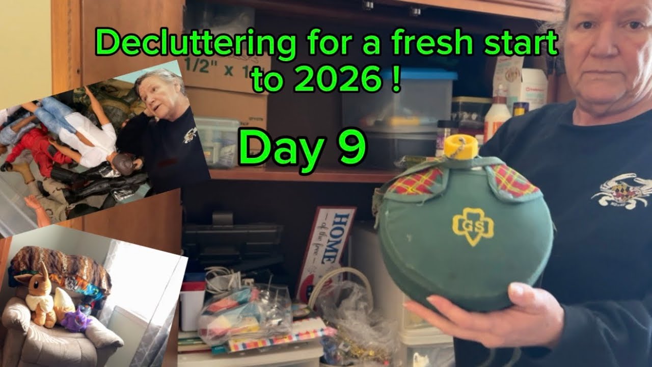 Decluttering for a fresh start to 2026 !  Day 9. The Toy Room.
