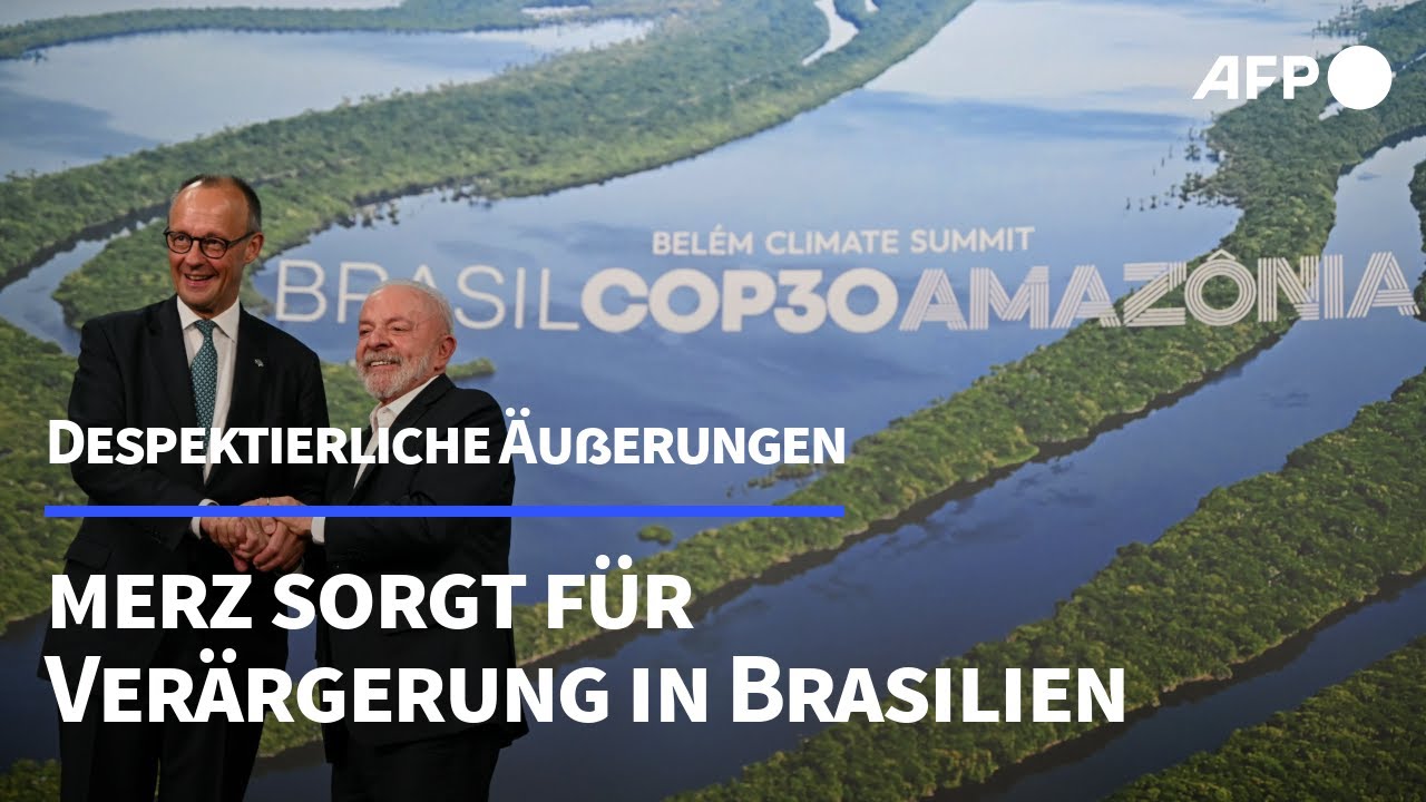 Merz verärgert Brasilianer mit Äußerungen über Belém | AFP