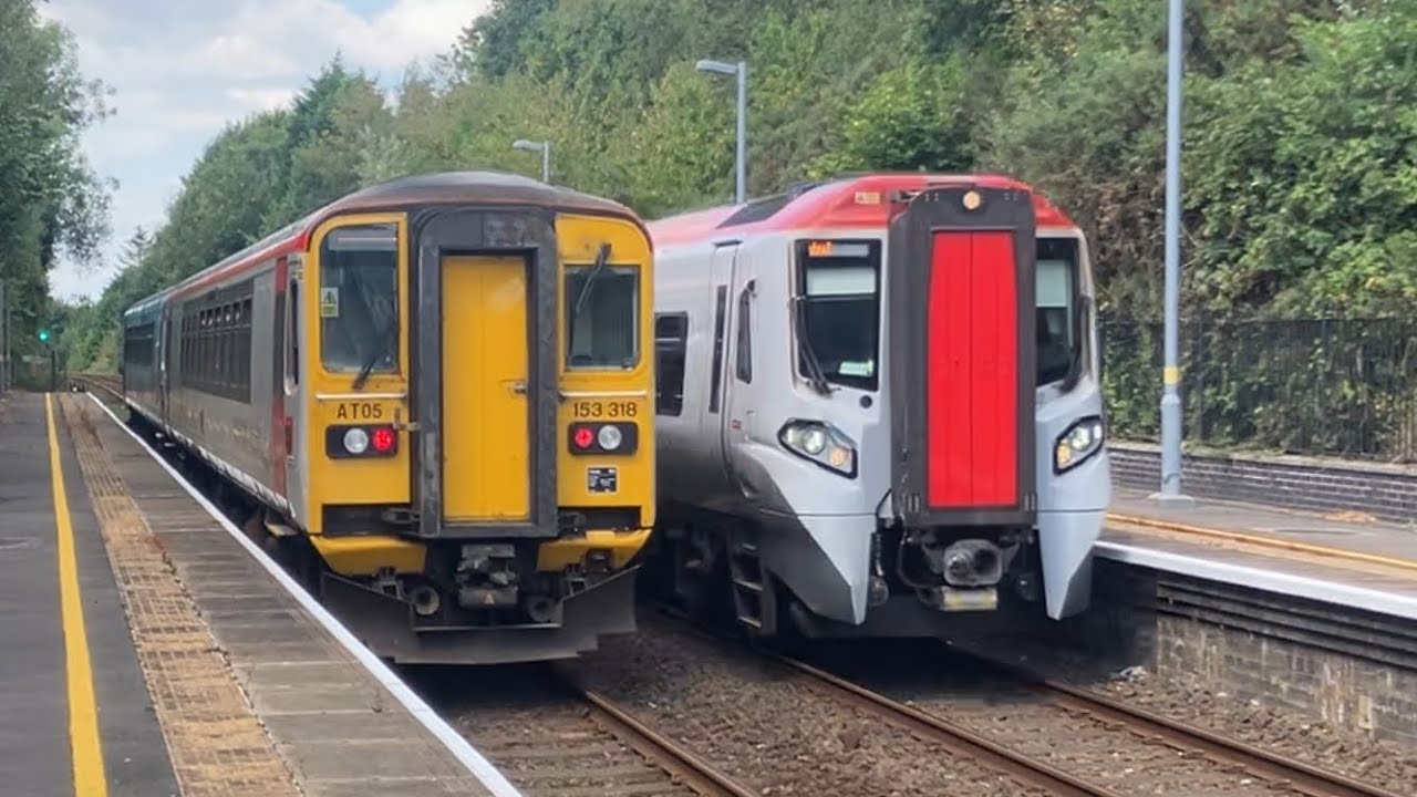 Trains at Gowerton (GWN) (with an EPIC CROSSOVER)