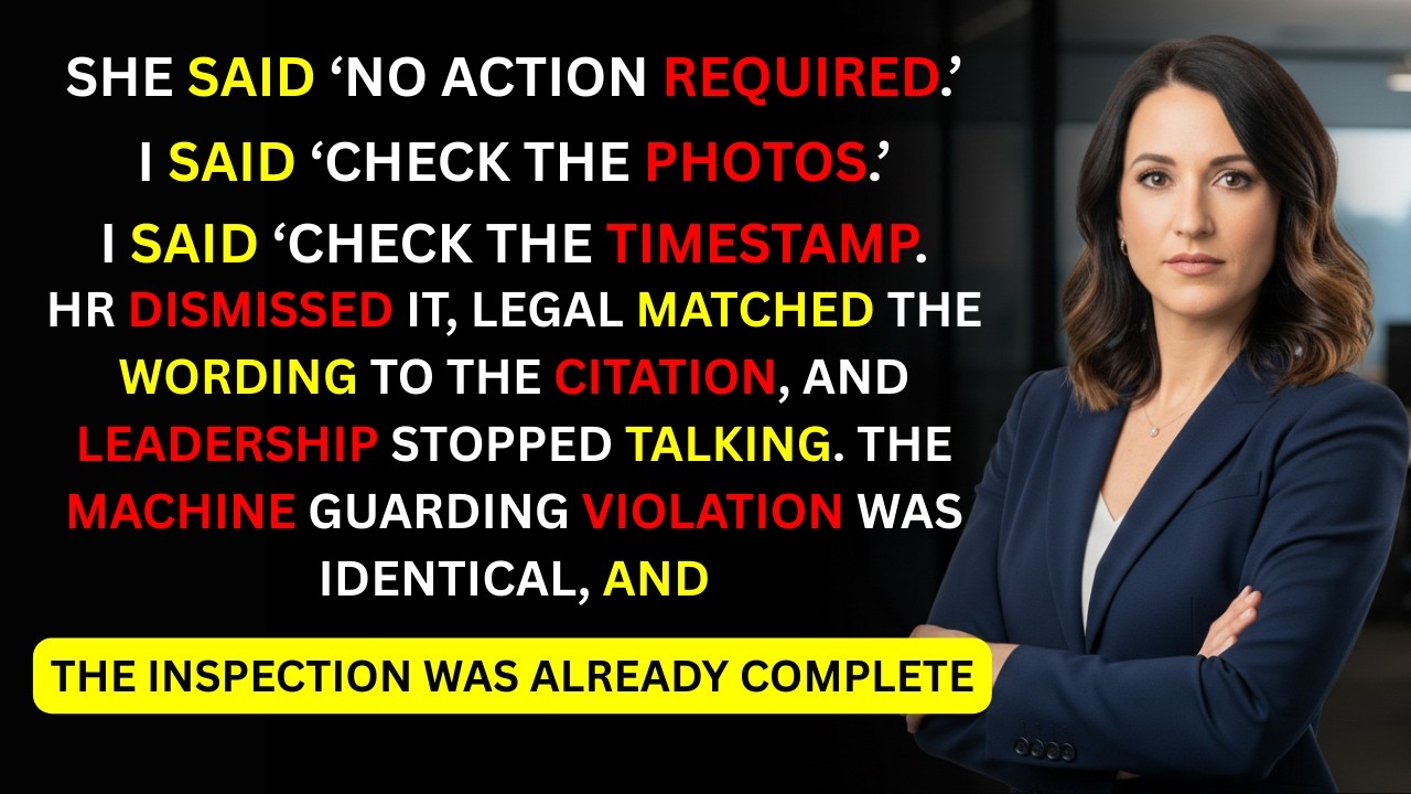 HR Closed My Safety Report—OSHA Cited the Exact Violation Four Days Later