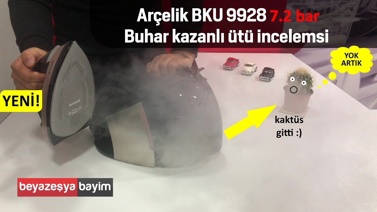 Arçelik BKU 9928 Buhar Kazanlı Ütü İncelemesi(7.2 bar)- beyazesyabayim.com