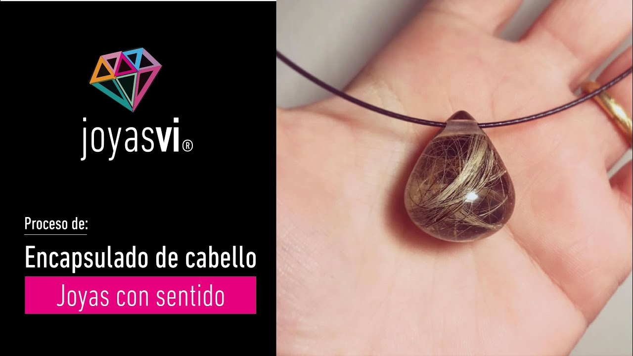 Encapsulado de resina con cabello