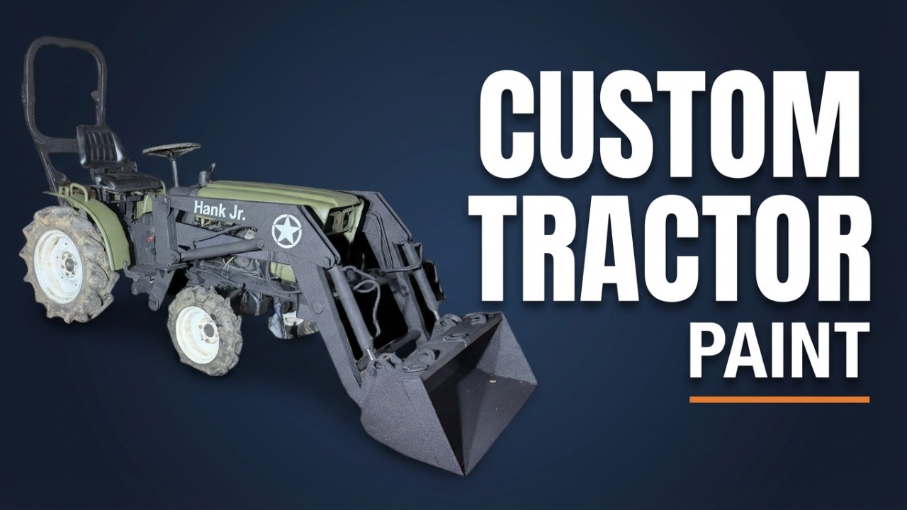 I Raptor Lined my 45-Year-Old Tractor... and it looks INSANE!