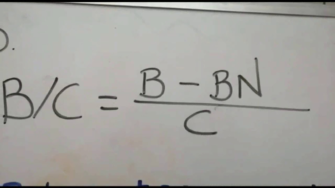 Análisis Beneficio costo B/C